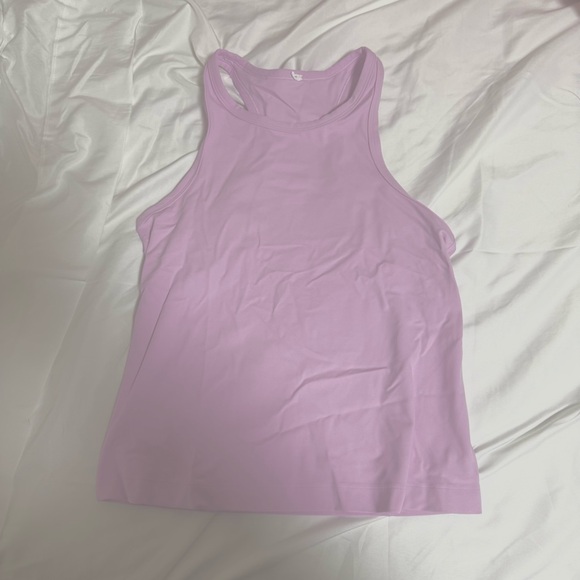 LULULEMON WAIST LENGTH RACER BACK TANK TOP VITA PINK - Picture 3 of 4